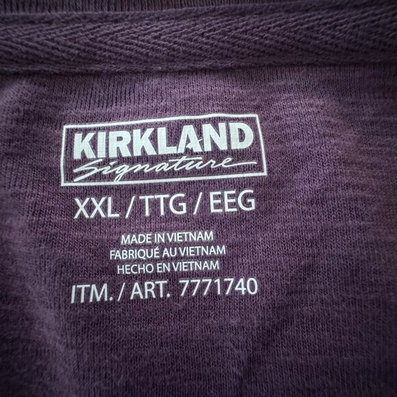 Kirkland Signature Womens XXL Long-Sleeve Slub Tee Comfort Fit Shirt 2XL - Picture 6 of 9